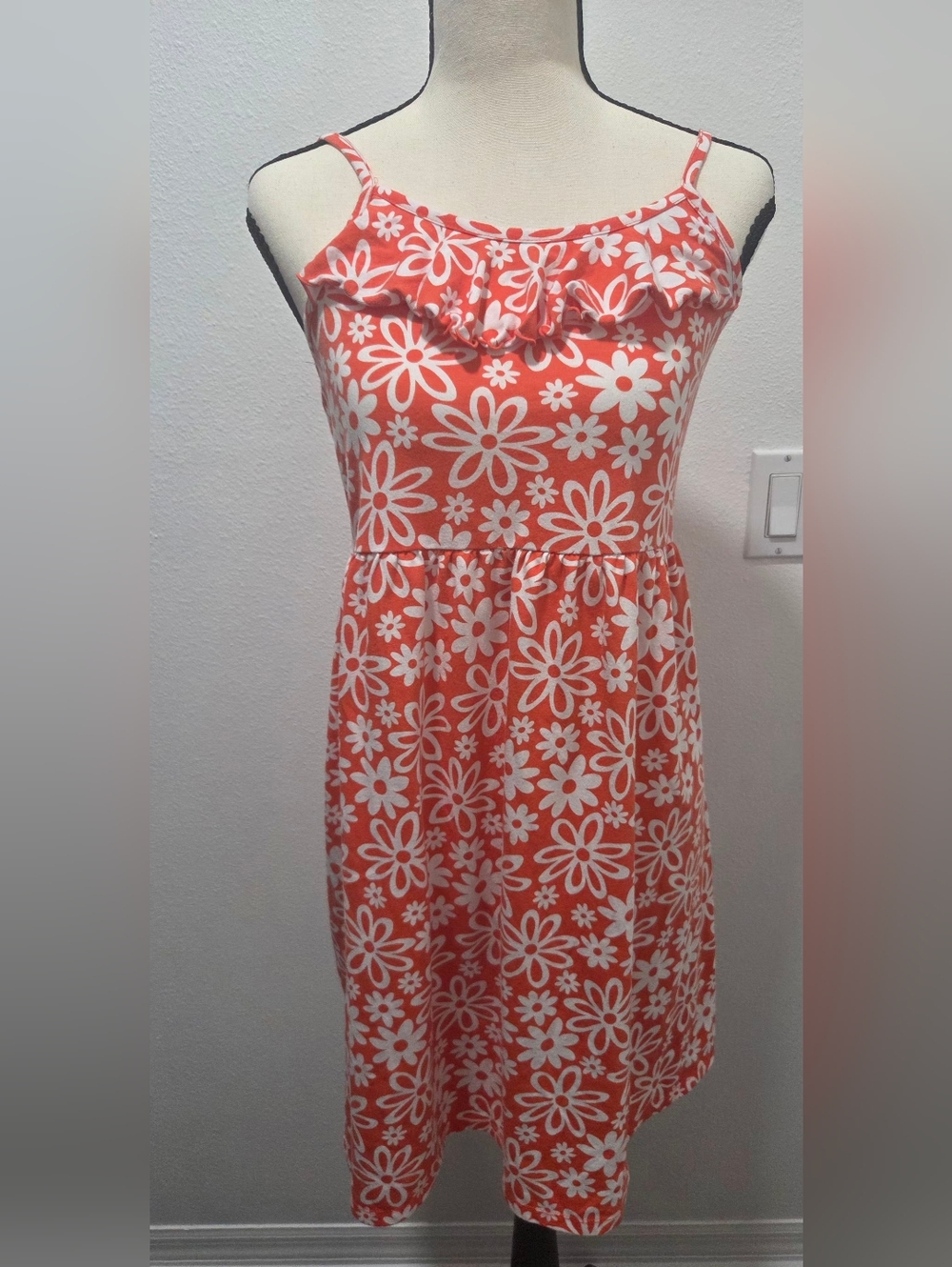 Faded Glory Pink Floral Logo Tee